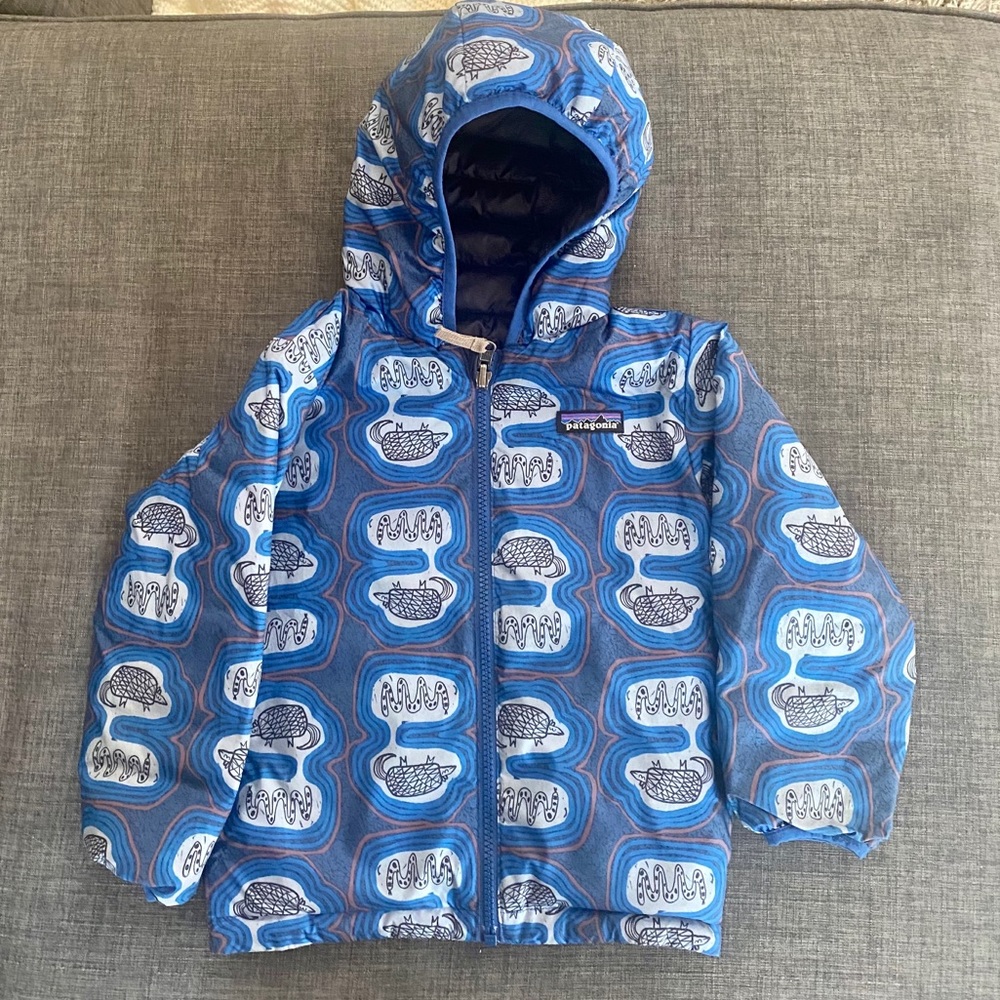 Patagonia Reversible Down Sweater Hoodie 4T